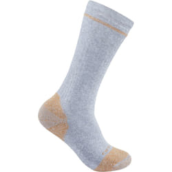 Carhartt Cotton Blend Steel Toe Boot Socken (Confezione da 2), grigio, dimensione L XL per uomo