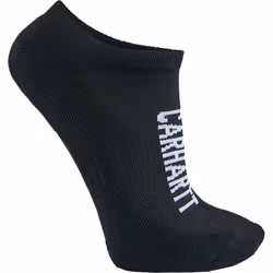 Carhartt Force Midweight Logo Low Cut Calzini (3 paia), nero, dimensione L per uomo
