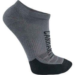 Carhartt Force Midweight Logo Low Cut Calzini (3 paia), nero-grigio, dimensione XL per uomo