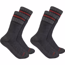 Carhartt Hevyweight Boot Calzini (2 paia), nero, dimensione XL per uomo