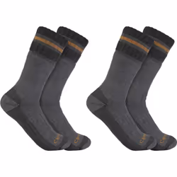 Carhartt Hevyweight Boot Calzini (2 paia), grigio, dimensione XL per uomo