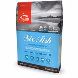 Orijen Six Fish, Adulto, Tutte le razze, Pesce, 1,8 kg