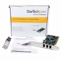 StarTech.com Scheda adattatore FireWire 1394a PCI a 4 porte - 1 interna 3 esterne - Vista aggiuntiva 5