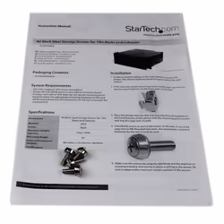 StarTech.com Cassetto archiviazione in acciaio 4U colore nero per rack 19'' e armadi - Vista aggiuntiva 4