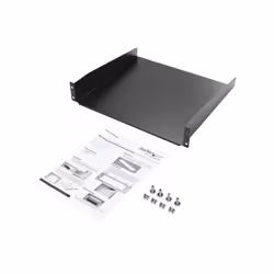 StarTech.com Ripiano universale standard per armadio server a rack di colore nero - Vista aggiuntiva 6