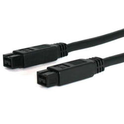 StarTech.com 10 ft 1394b Firewire Cable 9-9 Pin M-M 3,05 m Nero