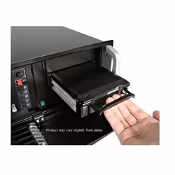 StarTech.com Cassetto rack portatile per disco rigido SATA da 5,25", robusto, in alluminio e di colore nero - Vista aggiuntiva 7