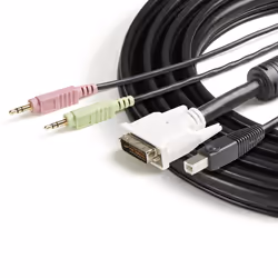 StarTech.com Cavo KVM DVI USB 4 in 1 da 1,8 m con audio e microfono - Vista aggiuntiva 4