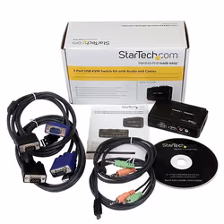 StarTech.com Switch KVM a 2 porte VGA USB con audio e cavi - Commutatore VGA USB a doppia porta - Vista aggiuntiva 6