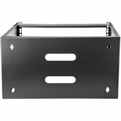 StarTech.com Staffa Rack 19" 6U a Parete - Profondità 35 cm Profilo Basso - Rack 19 pollici per Switch, Patch Panel, Server e Dispositivi IT - Portata 20 Kg - Nero - Vista aggiuntiva 4
