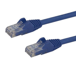 StarTech.com Cavo Patch Cat6 con connettori RJ45 antigroviglio - 33m - Blu