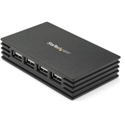 StarTech.com ST4202USBGB hub di interfaccia USB 2.0 Type-B 480 Mbit/s Nero