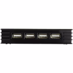 StarTech.com ST4202USBGB hub di interfaccia USB 2.0 Type-B 480 Mbit/s Nero