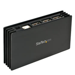 StarTech.com ST7202USBGB hub di interfaccia USB 2.0 480 Mbit/s Nero