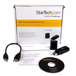 StarTech.com Scheda Audio Esterna Stereo USB 2.0 - Adattatore esterno scheda audio Stereo USB 2.0 a 3,5 mm Jack audio - Vista aggiuntiva 5