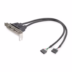 StarTech.com Adattatore piastra slot basso profilo 2 porte USB A femmina - Vista aggiuntiva 4