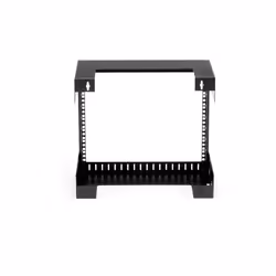 StarTech.com 8U 19" Rack di rete per montaggio a parete a 2 staffe - Rack open frame a muro profondo 30cm. Rack per dati/AV/IT/apparecchiature informatiche/patch panel con dadi e viti a gabbia, capacità 61 Kg - Vista aggiuntiva 4