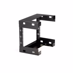 StarTech.com 8U 19" Rack di rete per montaggio a parete a 2 staffe - Rack open frame a muro profondo 30cm. Rack per dati/AV/IT/apparecchiature informatiche/patch panel con dadi e viti a gabbia, capacità 61 Kg - Vista aggiuntiva 5