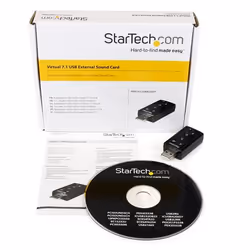 StarTech.com Scheda audio esterna adattatore audio USB Stereo Virtual 7.1 - Vista aggiuntiva 4