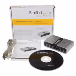 StarTech.com Scheda audio esterna adattatore audio USB 7.1 con audio digitale SPDIF - Vista aggiuntiva 6