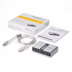 StarTech.com Scheda audio esterna adattatore audio USB 7.1 con audio digitale SPDIF - Vista aggiuntiva 7