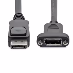 StarTech.com Cavo DisplayPort a Pannello da 91cm - 4K x 2K - Adattatore DisplayPort 1.2 da Maschio a Femmina - Cavo di Prolunga DP con Connettore DP a Pannello - Cavo per Monitor DP - Vista aggiuntiva 5