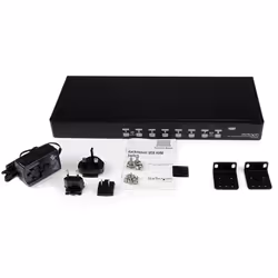 StarTech.com Switch KVM USB 8 porte, montabile a rack 1U, con OSD - Vista aggiuntiva 4