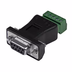 StarTech.com RS422 RS485 Serial DB9 -> Terminal Block Adapter, Nero