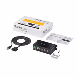 StarTech.com Hub USB industriale a 7 porte, predisposto per il montaggio - Vista aggiuntiva 6