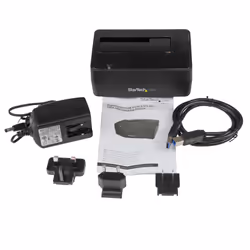 StarTech.com Docking Station per Hard Disk a Singolo Slot - Dock USB 3.0 (5 Gbps) per Hard Drive HDD/SSD SATA I/II/III da 2,5/3,5" Esterni - Dock Station per Disco Rigido con Carica dall'Alto - Vista aggiuntiva 4