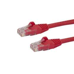 StarTech.com Cavo Patch Cat6 con connettori RJ45 antigroviglio - 33m - Rosso