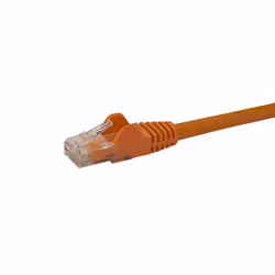 StarTech.com Cavo Patch Cat6 con connettori RJ45 antigroviglio - 33m - Arancio - Vista aggiuntiva 2
