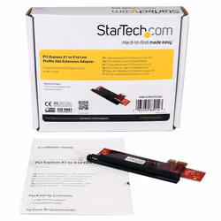 StarTech.com Adattatore di espansione slot PCI Express basso profilo da X1 a X16 - Vista aggiuntiva 5