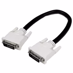 StarTech.com Cavo DVI-D Dual Link 30 cm - M/M, 0,3 m, DVI-D, DVI-D, Maschio, Maschio, Nero