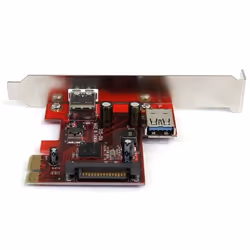 StarTech.com Scheda PCI Express SuperSpeed USB 3.0 a 2 porte con supporto UASP - 1 interna 1 esterna - Vista aggiuntiva 4