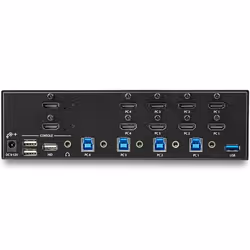 StarTech.com Switch KVM a 4 Porte HDMI - 4K 30Hz - Doppio Display - Vista aggiuntiva 4
