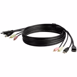 StarTech.com Cavo switch KVM DisplayPort USB 4 in 1 con audio e microfono 1,8 m - Vista aggiuntiva 8