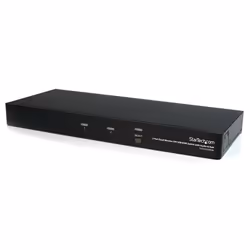 StarTech.com Switch KVM USB DVI Dual Link 2 porte Quad Monitor con audio e hub, 2560 x 1600 Pixel, Nero