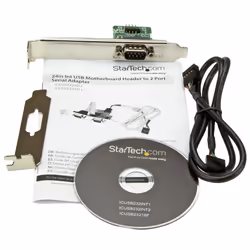 StarTech.com Adattatore 24'' interno per scheda madre header USB a seriale RS-232 - Vista aggiuntiva 5
