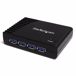 StarTech.com ST4300USB3GB, USB 2.0 Type-B, USB 3.2 Gen 1 (3.1 Gen 1) Type-A, 5000 Mbit/s, Nero, Plastica, Potenza
