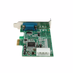 StarTech.com Scheda Seriale PCI Express con 1 Porta - Controller PCIe RS232 - 16550 UART - Scheda Seriale di Espansione DB9 a Profilo Basso - Compatibile Windows e Linux - Vista aggiuntiva 4
