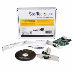 StarTech.com Scheda PCI Express seriale nativa basso profilo a 2 porte RS-232 con 16550 UART - Vista aggiuntiva 4