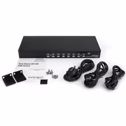 StarTech.com Switch KVM DVI USB a 8 porte montabile a rack 1U - Vista aggiuntiva 4