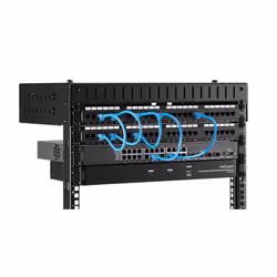 StarTech.com Rack 8U a giorno per montaggio attrezzature a parete - Profondità regolabile - Vista aggiuntiva 5