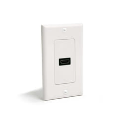 StarTech.com HDMIPLATE Placca copripresa e copri interruttori Bianco