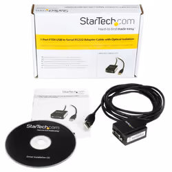 StarTech.com Cavo adattatore USB FTDI RS-232 a seriale 1 porta, isolamento ottico - Vista aggiuntiva 4