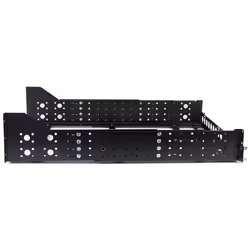 StarTech.com Guide Rack Universali 3U - Staffe di Montaggio Fisse - Binari per Rack da 19" a profondità regolabile - Vista aggiuntiva 2