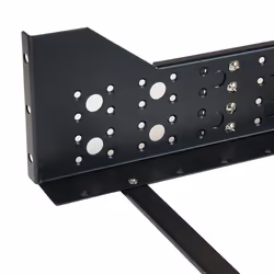 StarTech.com Guide Rack Universali 3U - Staffe di Montaggio Fisse - Binari per Rack da 19" a profondità regolabile - Vista aggiuntiva 3