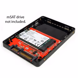 StarTech.com Box esterno adattatore da SATA a Mini SATA 2,5" SSD - Vista aggiuntiva 4