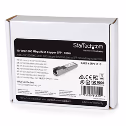 StarTech.com Cisco SFP-GE-T Compatibile - Modulo ricetrasmettitore SFP - 1000BASE-T - Vista aggiuntiva 5